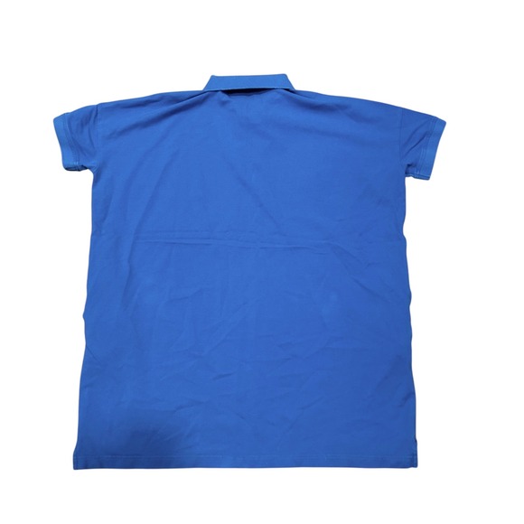 Tuckeruck Polo Shirt Dress Mini‎ Short Sleeve Blue Cotton Pique - Picture 2 of 8
